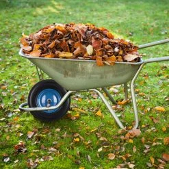 Relaxdays Roue De Brouette 4.80 4.00-8, Pneu De Rechange, 2PR, Charge Maximale : Env. 120 kg, Jante En Acier, Noir/bleu -chariot de jardin Soldes 2022 64507744 3