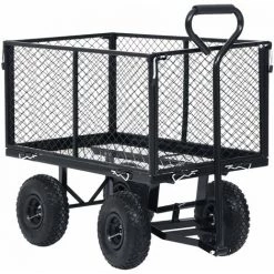 LangRay Quincaillerie Chariot à Main De Jardin Noir 350 Kg -chariot de jardin Soldes 2022 68149761 2