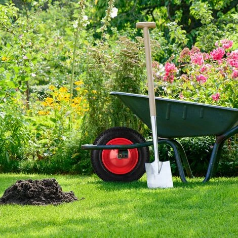 Relaxdays Roue De Brouette 3.50-8, Pneumatique, Jante En Acier, Charge Maximale : 100 kg, Avec Valve, Noir/rouge 3 Relaxdays Roue De Brouette 3.50-8, Pneumatique, Jante En Acier, Charge Maximale : 100 kg, Avec Valve, Noir/rouge – Image 3