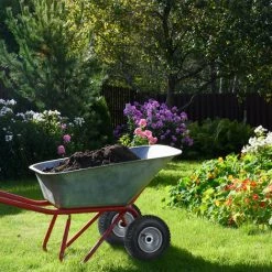 Relaxdays Roue De Brouette 2.50-4 En Lot De 2, Pneumatique, 2PR, Charge Max. 100 kg, Jante Acier, Noir/argenté -chariot de jardin Soldes 2022 68209440 3